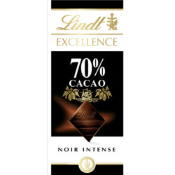 Tablette de chocolat noir 70% cacao